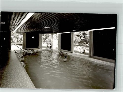 Waldleiningen Schwimmbad im Sanatorium Foto Original aus Archiv eines Ansichtskartenverlags Ort handschriftlich