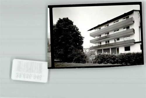 Bad Salzschlirf Pension Sonnenhof Ort handschriftlich Foto Original aus Archiv eines Ansichtskartenverlags