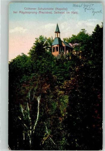 Mägdesprung 1927 Kirche Cöthener Schutzhütte
