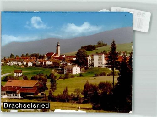 Drachselsried Ort handschriftlich Foto Original aus Archiv eines Ansichtskartenverlags