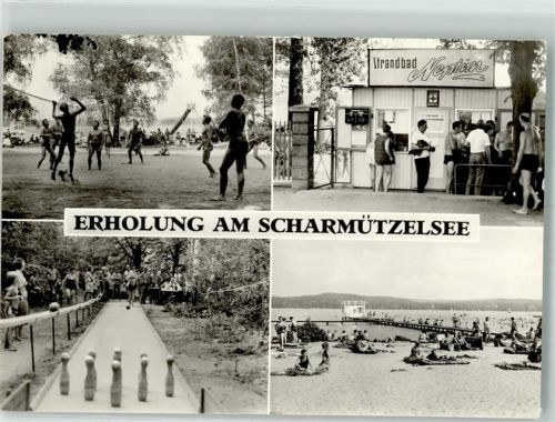 Bad Saarow Schwimmbad Scharmützelsee Kiosk Kegelbahn