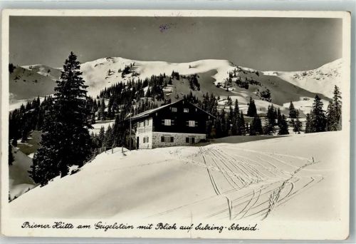 Sachrang 1942 Priener Hütte am Geigelstein