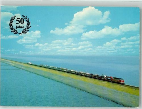 Sylt-Ost 1977 Fliegeraufnahme Eisenbahn Autozug Hindenburgdamm