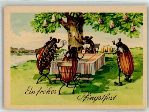 vermenschlicht Kartenspiel Pfingsten