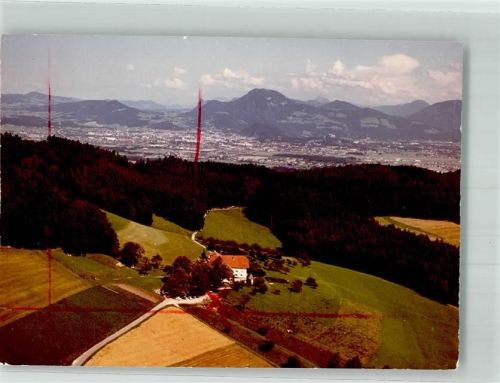Anger Fliegeraufnahme StroblalmOrt handschriftlich Foto Original aus Archiv eines Ansichtskartenverlags