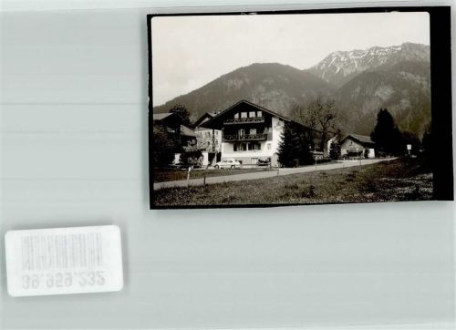 Bad Oberdorf Pension Forellenhof VW Käfer Ort handschriftlich Foto Original aus Archiv eines Ansichtskartenverlags