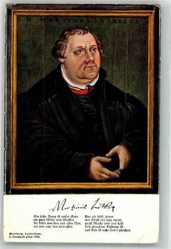 Eisenach sign. Cranach L. Faksimile