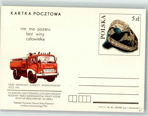 Warschau 150 Jahre Warschauer Feuerwehr 1836-1986 + Helme