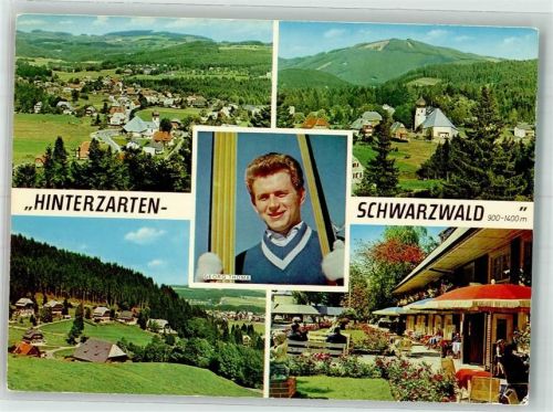 W7824 Hinterzarten Georg Thoma Skispringer Ski