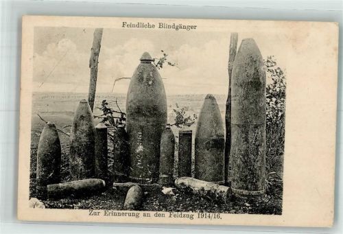 Feindliche Blindgänger WK I