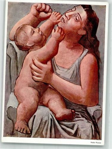 Pablo Picasso Maternite AK Verlag Hanfstaengl Nr. 201