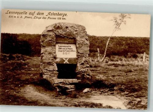 Hagen Denkmal Lennequelle auf dem Astenberg