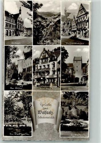 Wolfach Rathaus Schloss Tor Hotel Krone
