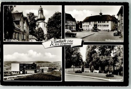 Rimbach Rathaus Kirche Schule