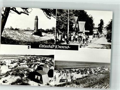Ostseebad Prerow 1987 Leuchtturm Schwimmbad Strand Geschäft