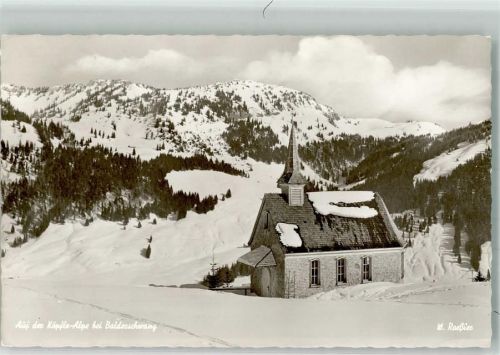Balderschwang Kirche Köpfle Alpe Winter Foto Roeßler, W.