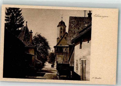 Ellwangen mit der Marienkirche Fotograf Franz Bucher