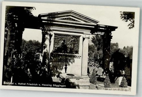 Göggingen Grabmal von Hofrat Friedrich von Hessing Verlag Jakob Feldbauer