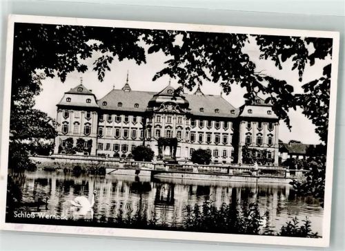 Werneck 1953 Schloss Notopfermarke Berlin