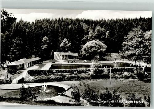 56355 W5428 Nastätten Foto AK Schwimmbad