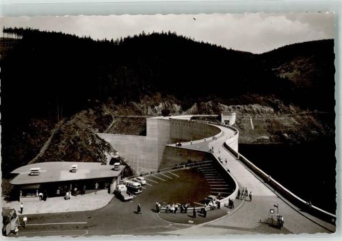 Okertalsperre Sperrmauer Ort handschriftlich Foto Original aus Archiv eines Ansichtskartenverlags