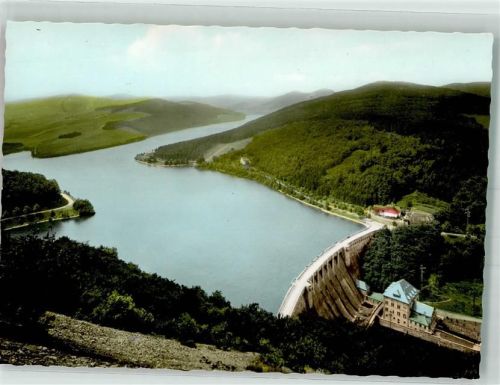 Marsberg Staumauer Diemeltalsperre
