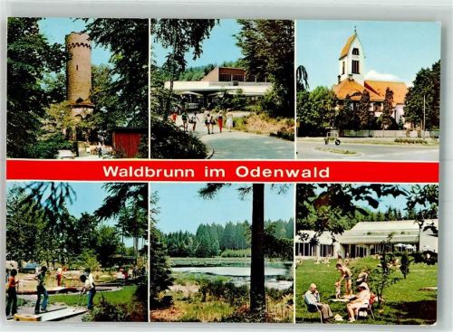 Waldbrunn Kirche Aussichtsturm Minigolf
