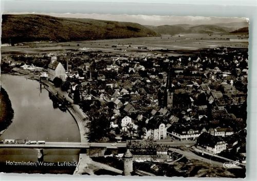 Holzminden 1963 Fliegeraufnahme