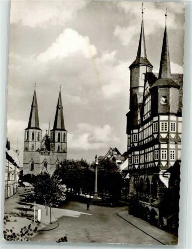 Duderstadt 1960 Marktstrasse Kirche