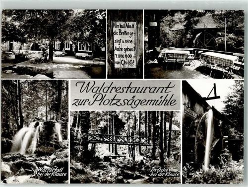 Loffenau Waldgasthaus zur Plotzsägemühle