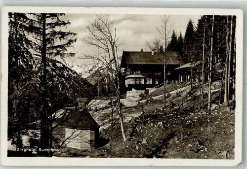 Sudelfeld 1933 Berghotel Sudelfeld Verlag Peter Triem Nr. 309 Hüttenstempel