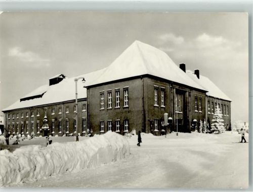 Johanngeorgenstadt 1980 Winter Kreiskulturhaus Karl-Marx