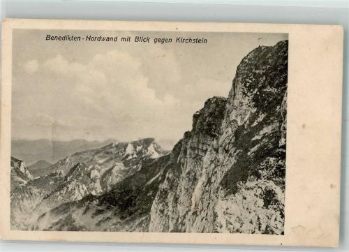 Benediktbeuern Benedikten-Nordwand mit Kirchstein Verlag Zieher, Ottmar Hüttenstempel Tutzinger Hütte