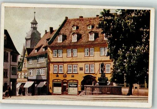 Gotha Gasthaus zur goldenen Schelle Denkmal