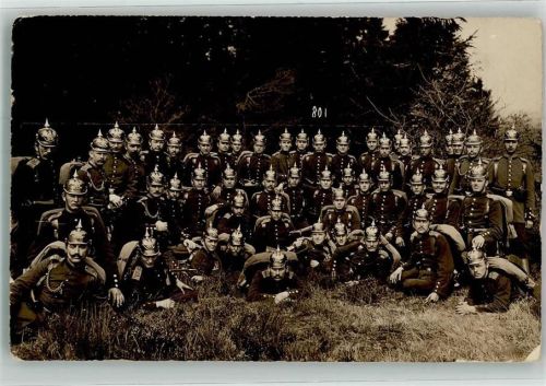1912 Kompagnie 801 Pickelhaube