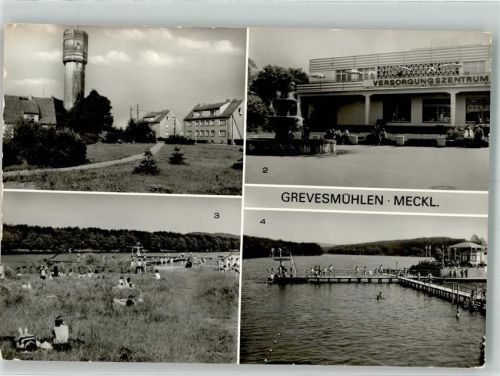 Grevesmühlen 1987 Schwimmbad Wasserturm Versorgungszentrum