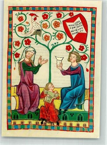 Heidelberg Der von Bucheim Miniatur König Konradin der Junge