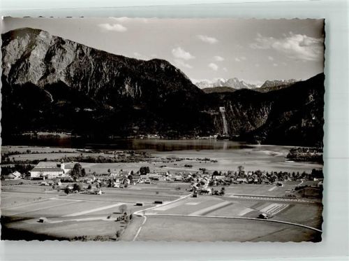 Schlehdorf Fliegeraufnahme Ort handschriftlich Foto Original aus Archiv eines Ansichtskartenverlags