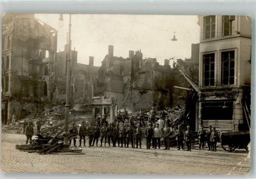 Liege 1914 Feldpost WK I Ort handschriftlich