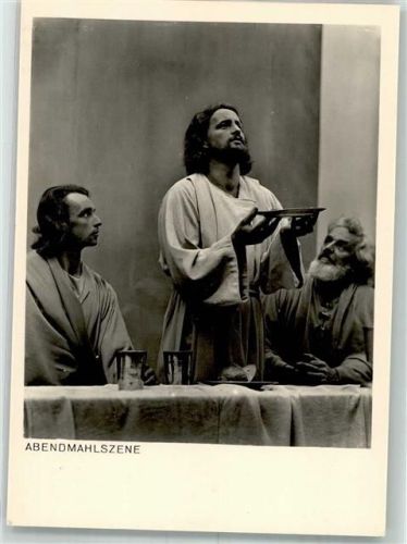 Oberammergau 1950 Abendmahlszene