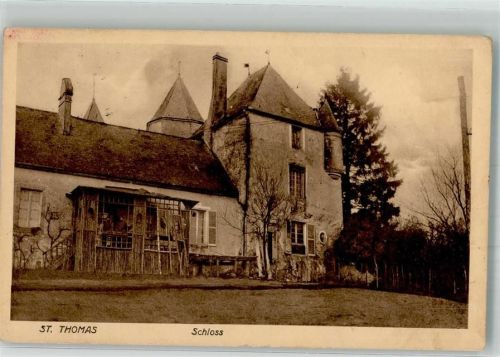 Bry-sur-Marne 1916 Schloss St. Thomas Feldpost WK I 21.Inf. Div.
