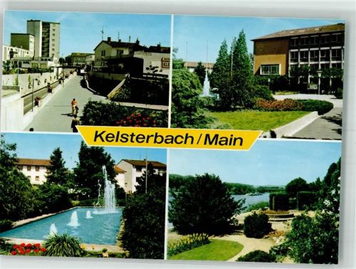 Kelsterbach Innenstadt Rathaus Parkanlagen am Main