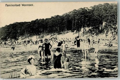 Wannsee 1914 Schwimmbad Wannsee