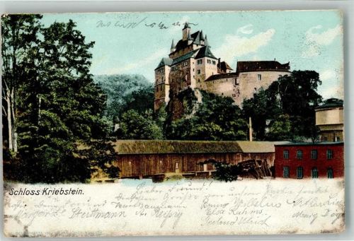 Kriebstein 1904 Schloss