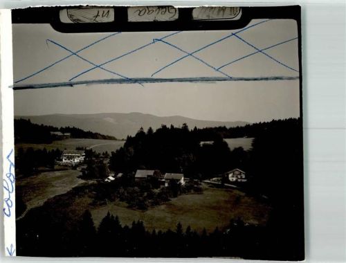 Geigant Vogelschau Ort handschriftlich Striche auf der Bildseite Foto Original aus Archiv eines Ansichtskartenverlags