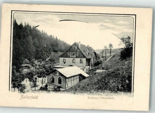 Clausthal-Zellerfeld 1902 Pension Kurhaus Untermühle