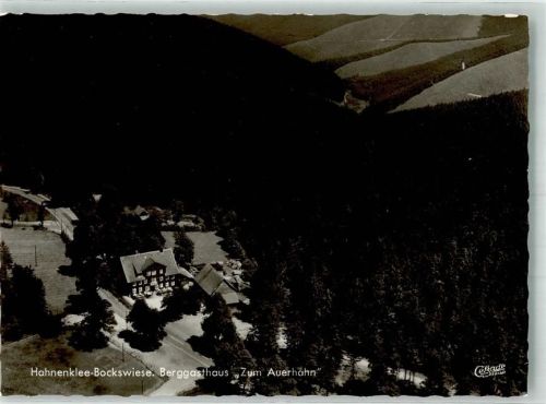 Hahnenklee-Bockswiese Fliegeraufnahme Gasthaus zum Auerhahn