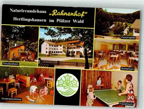 Hertlingshausen 1981 Pension Naturfreundehaus Rahnenhof