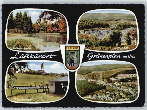 Grünenplan Glasebachteich, Heilige Aue, Schwimmbad, Gesamtansicht