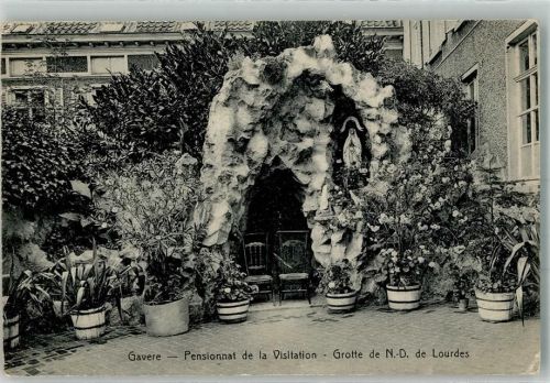 Gand Lourdes Grotte Pensionnat de la Visitation Gavere